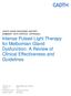 Intense Pulsed Light Therapy for Meibomian Gland Dysfunction: A Review of Clinical Effectiveness and Guidelines