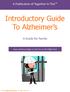 Introductory Guide To Alzheimer s