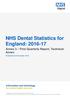 NHS Dental Statistics for England: