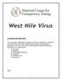 COURSE TITLE: West Nile Virus