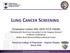LUNG CANCER SCREENING