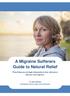 A Migraine Sufferers Guide to Natural Relief