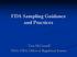 FDA Sampling Guidance and Practices. Terri McConnell FDA/ORA/Office of Regulatory Science