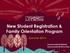 New Student Registration & Family Orientation Program. Summer 2014