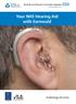 Your NHS Hearing Aid. Audiology Services