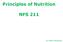 Principles of Nutrition NFS 211