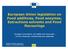 European Union legislation on Food additives, Food enzymes, Extractions solvents and Food flavourings