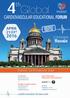 4 Global CARDIOVASCULAR EDUCATIONAL FORUM. Russia. Russian Cardiovascular Days ST PETERSBURG. cardiovascular-forum.com
