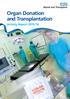 Organ Donation and Transplantation. Activity Report 2015/16