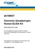 Chorionic Gonadotropin Human ELISA Kit