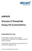 Glucose 6 Phosphate Assay Kit (Colorimetric)