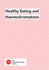 Healthy Eating and Haemochromatosis