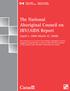 The National Aboriginal Council on HIV/AIDS Report