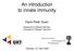 An introduction to innate immunity