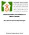Home Builders Foundation of Metro Denver 2015 Annual Sponsorship Packages