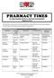 PHARMACY TIMES BY IEHP PHARMACEUTICAL SERVICES DEPARTMENT August 20, 2014
