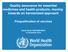 Quality assurance for essential medicines and health products: moving towards an harmonized approach