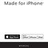 Made for iphone MANUAL