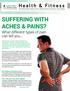 SUFFERING WITH ACHES & PAINS?