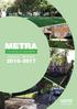 METRA. Housing Co-operative ANNUAL REPORT