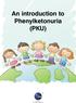 An introduction to Phenylketonuria (PKU)