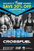 SAVE 30% OFF. at mycrossfuel.com CERTIFIED CLEAN SUPPLEMENTS. Promo Code: OSHF30