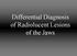 Differential Diagnosis of Radiolucent Lesions of the Jaws