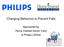 Changing Behaviors to Prevent Falls. Sponsored by Home Instead Senior Care & Philips Lifeline