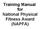 Training Manual for National Physical Fitness Award (NAPFA)