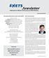 A Newsletter for Medical Professionals and ENETS Members