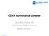 CDER Compliance Update