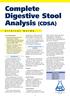 Complete Digestive Stool Analysis (CDSA)