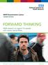 NIHR Dissemination Centre THEMED REVIEW FORWARD THINKING. NIHR research on support for people with severe mental illness