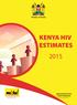 KENYA HIV ESTIMATES 2015