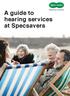 A guide to hearing services at Specsavers
