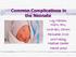 Common Complications in the Neonate