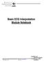 Basic ECG Interpretation Module Notebook