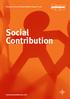 Corporate Social Responsibility Report Social Contribution.