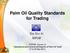 Palm Oil Quality Standards for Trading