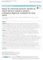 Impact of a bronchial genomic classifier on clinical decision making in patients undergoing diagnostic evaluation for lung cancer
