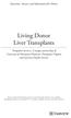 Living Donor Liver Transplants