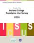 Results of the Indiana College Substance Use Survey 2016