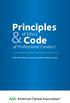 Principles. Code. of Ethics. of Professional Conduct. With official advisory opinions revised to February 2018.