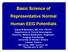 Basic Science of Representative Normal Human EEG Potentials