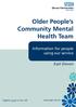 Older People s Community Mental Health Team