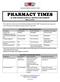 PHARMACY TIMES BY IEHP PHARMACEUTICAL SERVICES DEPARTMENT May 31, 2012