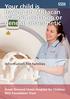 Your child is having an MRI scan without sedation or general anaesthetic