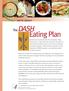 TheDASH Eating Plan. facts about
