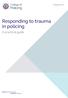 Responding to trauma in policing