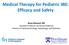 Medical Therapy for Pediatric IBD: Efficacy and Safety